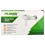 Смеситель для душевой кабины Plamix Mario-003 White без шланга и лейки пластиковый                  