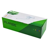 Смеситель для ванны длинный Plamix Oscar 006-White без шланга и лейки пластиковый картридж 35мм     