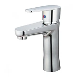 Смеситель для умывальника Plamix Vega-001 Chrome без подводки пластиковый корпус картридж 35мм      
