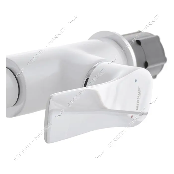 Смеситель для кухни Mixxus PREMIUM EVA 017 ухо картридж 35мм WHITE
