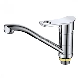 Смеситель для кухни Mixxus Dallas 555-15 короткий на гайке картридж 35мм