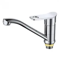 Смеситель для кухни Mixxus Dallas 555-15 короткий на гайке картридж 35мм                            