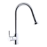 Смеситель для кухни Mixxus Premium Hans 014 с выдвижной лейкой                                      