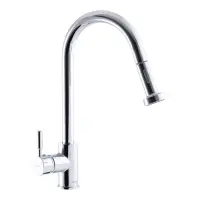 Смеситель для кухни Mixxus Premium Hans 014 с выдвижной лейкой                                      