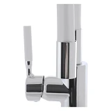 Смеситель для кухни Mixxus Premium Rio 011 Refl White с силиконовым изливом                         