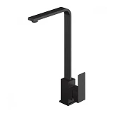 Смеситель для кухни Mixxus KUB-011 Black Г-образный излив из нерж. стали SUS304 картридж 35мм       