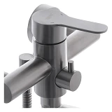 Смеситель для ванны Zerix DAX-006 EURO длинный нержавеющая сталь SUS304