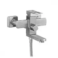 Смеситель для ванны Mixxus FIT-009 Euro SUS304 короткий из нержавеющей стали картридж 35мм          