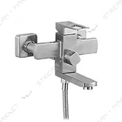 Смеситель для ванны Mixxus FIT-009 Euro SUS304 короткий из нержавеющей стали картридж 35мм