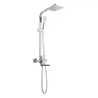 Душевая колонна со смесителем Mixxus FIT-009-J из нержавеющей стали 35мм                            