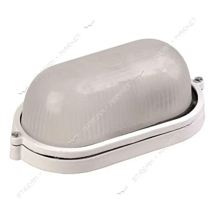 Светильник Techno Systems НПП1401-60W-E27-IP65 овал белый                                           