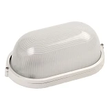 Светильник Techno Systems НПП1201-100W-E27-IP65 овал белый                                          
