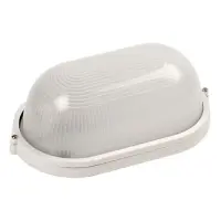 Светильник Techno Systems НПП1201-100W-E27-IP65 овал белый                                          