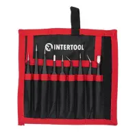 Набор радиотехнических пинцетов Intertool  NT-602 9шт антистатические в чехле                       