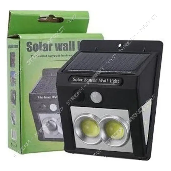 Светильник настенный уличный Solar Wall Lamp BL-1501 датчик движения солнечная батарея