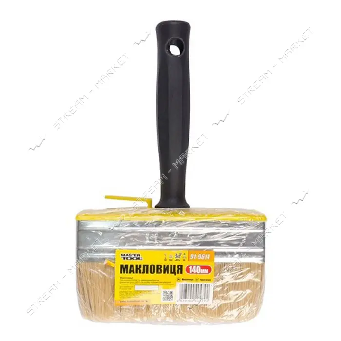 Кисть макловица Mastertool 91-9614 пластиковая ручка 140x30x40мм