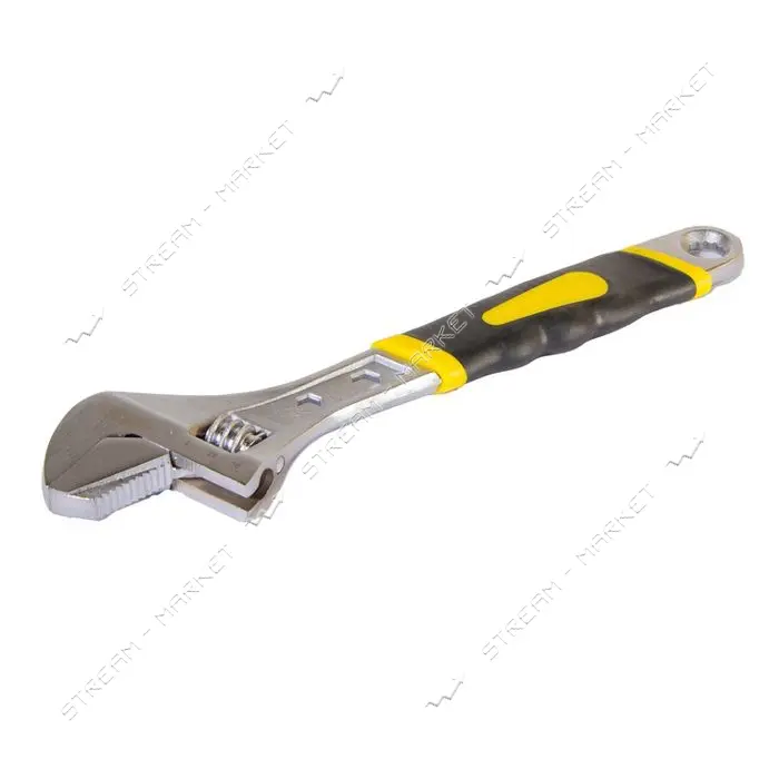 Ключ разводной Mastertool 76-0422 200мм 0-31мм с двухкомпонентной ручкой переставная губка          