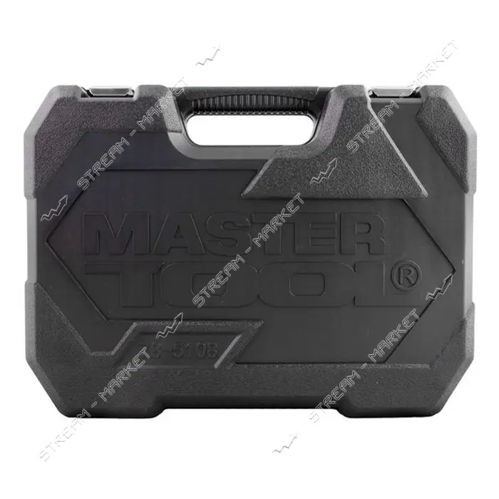 Набор насадок торцевых Mastertool 78-5108 CrV 1/4  и 1/2 с трещеткой 72 зуба в кейсе 108шт          