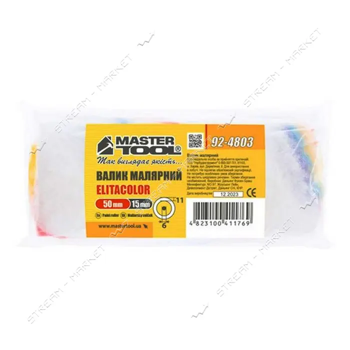Минивалик Mastertool 92-4803 Элитаколор d6мм 15/50/11мм                                             
