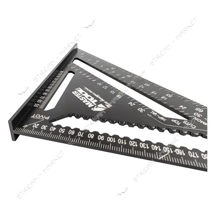 Угольник плотника MasterTool Swanson алюминиевый 300мм