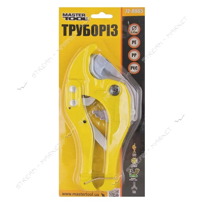 Труборез Mastertool 74-0065 200мм макс. д-р 42мм                                                    