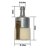 Фильтр топливный маленький войлок 12g FT-8                                                          
