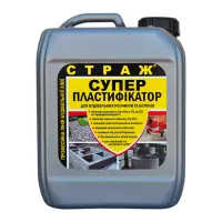 Пластификатор летний Страж-29 для бетонных и цементных растворов 5л                                 