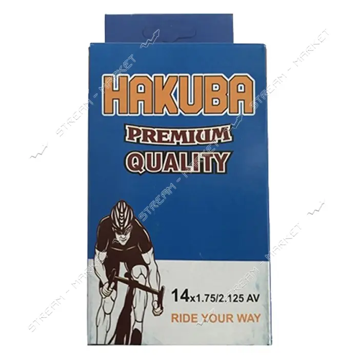 Камера велосипедная 14x1.75/2.125 AV Hakuba 54-254