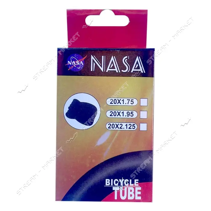 Камера велосипедная 20х1.75/2.125 NASA бутиловая                                                    