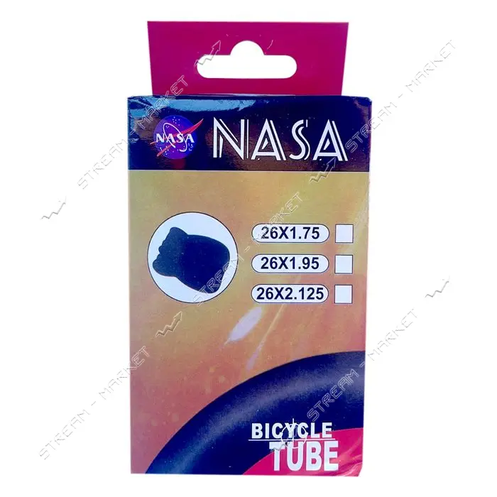 Камера велосипедная 26х1.95/2.125 NASA бутиловая                                                    