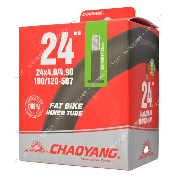 Камера велосипедная 24x4.00/4.90 ChaoYang FAT BIKE standart AV
