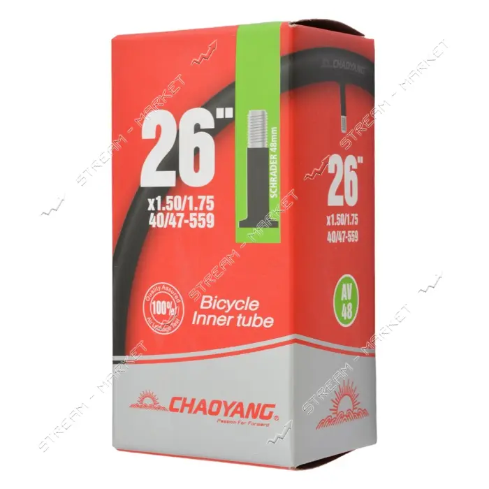 Камера велосипедная 26x1.95/2.125 ChaoYang AV 48
