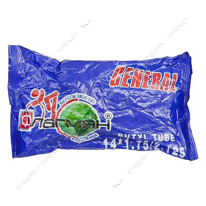 Камера велосипедная 14х1.75/1.95 General Флагман                                                    