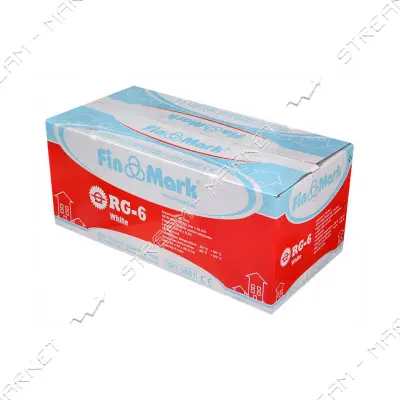 Кабель телевизионный FinMark RG6 100м white                                                         