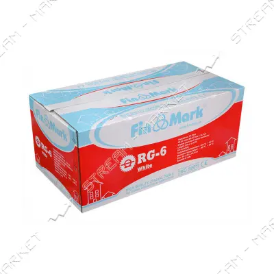 Кабель телевизионный FinMark RG6 100м white                                                         
