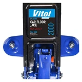Домкрат гидравлический подкатной Vitol T82000S/DP-20009K 2т 130-350мм чемодан