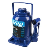 Домкрат гидравличекий телескоп. Vitol ДБ-20002H 20т 210-350мм