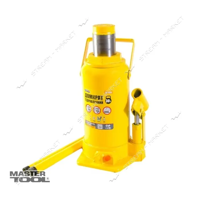 Домкрат гидравлический Master-Tool 86-0300 бутылочный 30т 285-465мм                                 