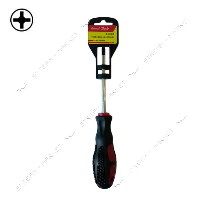 Отвертка Hand-Tools крестовая PH 2х200mm  VT-3146                                                   