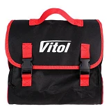 Компрессор Vitol K-70 150psi 23А 90л/мин 2 цилиндра с клеммами плюс шланг 5м