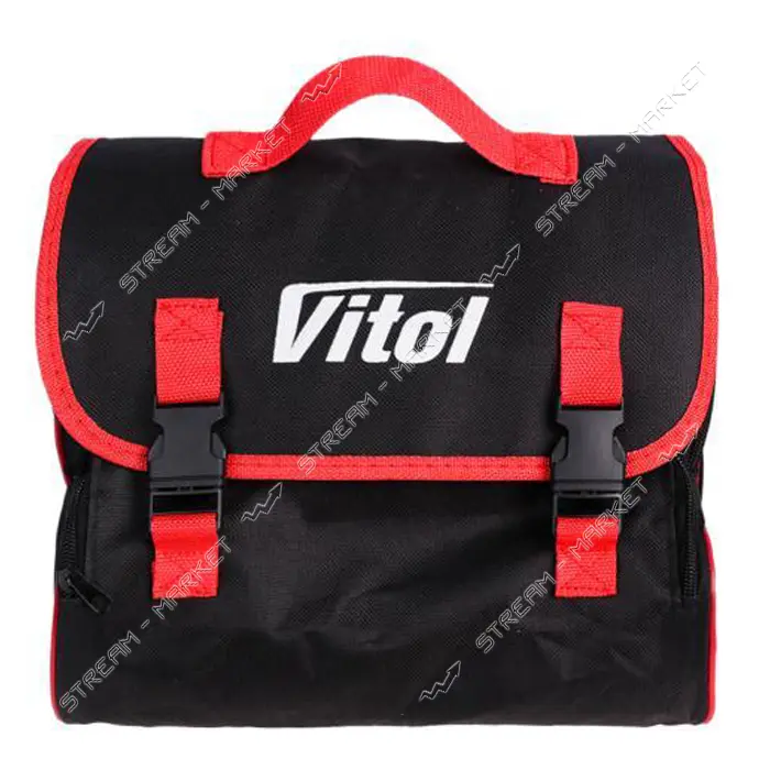 Компрессор Vitol K-70 150psi 23А 90л/мин 2 цилиндра с клеммами плюс шланг 5м