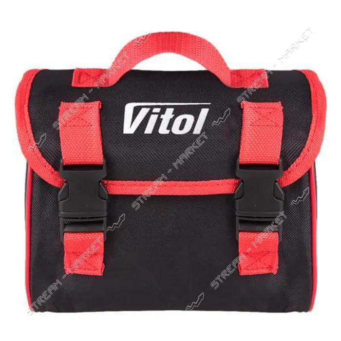 Компрессор Vitol K-72 150psi 25A 90л/мин 2 цилиндра с клеммами плюс шланг 5м