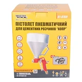 Пневмопистолет для нанесения штукатурки Master-Tool 81-8769 ХОПР ВБ 5000мл алюминий 5 бар