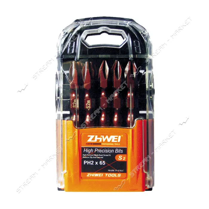 Бита Zhiwei PH2х65мм S2m vaza brown