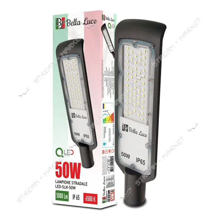 Светильник Sokol уличный консольный LED-SLN-50W 5000Lm 6500K IP65 BELLA LUCE                        