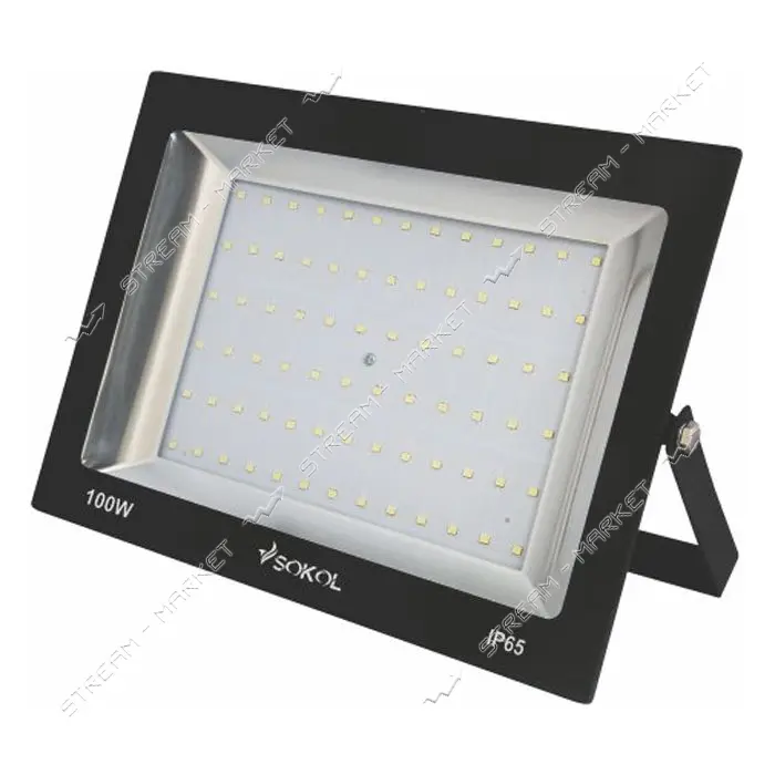 Прожектор Sokol LED-SLT 100W IP65 холодный 6500К 6500lm