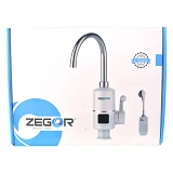 Проточный водонагреватель Zegor EC-701 с индикатором температуры плюс УЗО на кухонную мойку