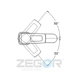 Смеситель для умывальника Zegor NEF1                                                                