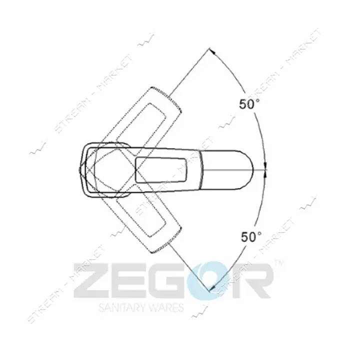 Смеситель для умывальника Zegor NEF1                                                                