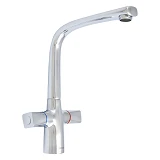 Смеситель для кухни Millano Stog Г-образный излив на гайке букса 1/2" ML 40-30-90 ST